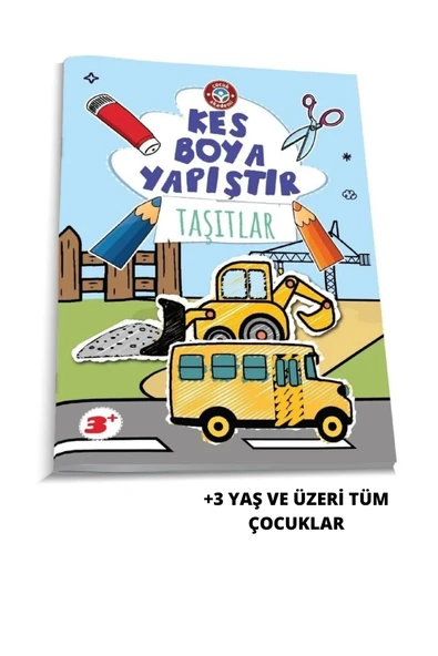 Çocuk Akademi Kes Boya Yapıştır- Taşıtlar ürün görseli 1