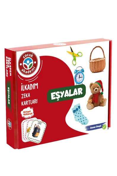 Çocuk Akademi Ilk Adım Zeka Kartı Eşyalar ürün görseli 1
