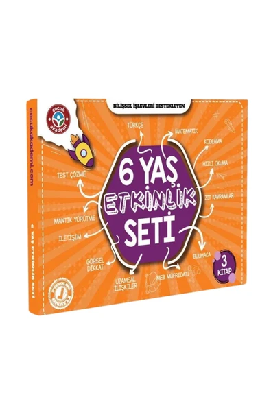 Çocuk Akademi 6 Yaş Etkinlik Seti ürün görseli 1