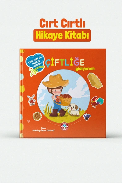 Çocuk Akademi Çocuk Akademi Çiftliğe Gidiyorum Cırt Cırtlı Aktivite Etkinlik Kitabı ürün görseli 1