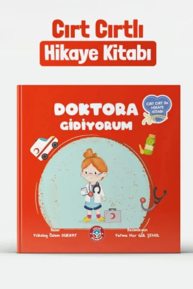 Çocuk Akademi Doktora Gidiyorum Cırtlı Etkinlik Kitabı ürün görseli 1
