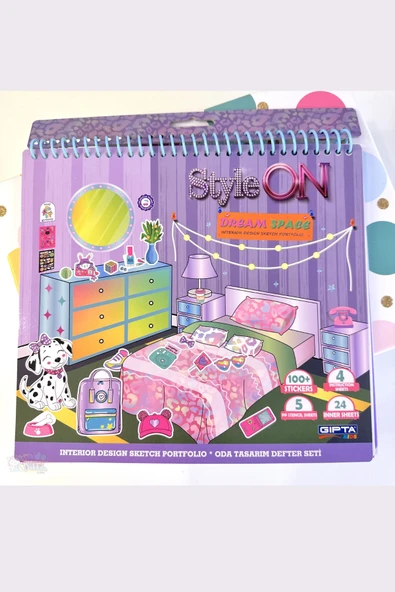 Çocuk Akademi Style On Dream Space Interior Design Sketch Pad K9013 ürün görseli 1