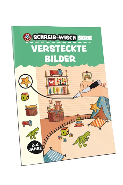 Çocuk Akademi Almanca Yaz Sil Serisi Saklı Resimler ürün görseli 1