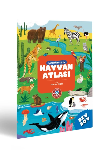 Çocuk Akademi Çocuklar İçın Hayvan Atlası ürün görseli 1