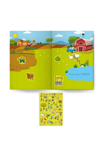 Çocuk Akademi 500+ Sticker Kitabım Meslekler - Resim 4