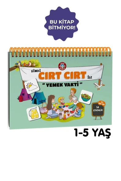 Çocuk Akademi Şimdi Cırt Cırt Ile Yemek Vakti Etkinlik Kitabı ürün görseli 1