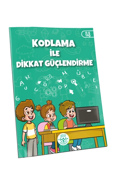 Çocuk Akademi Kodlama Ile Dikkat Güçlendirme Kitabı ürün görseli 1
