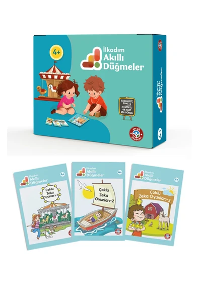 Çocuk Akademi 4 Yaş İlkadım Akıllı Düğmeler - Başlangıç Paketi ürün görseli 1