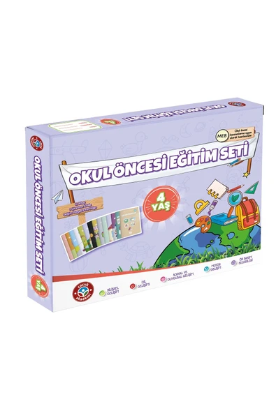 Çocuk Akademi Okul Öncesi Eğitim Seti 4 Yaş Eğitim Seti ürün görseli 1