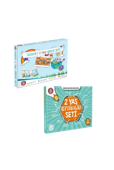 Çocuk Akademi 2 Yaş Dikkat Ve 2 Yaş Etkinlik Seti Ikili Paket ürün görseli 1