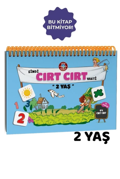 Çocuk Akademi 2 Yaş Cırt Cırtlı Etkinlik Kitabı ürün görseli 1