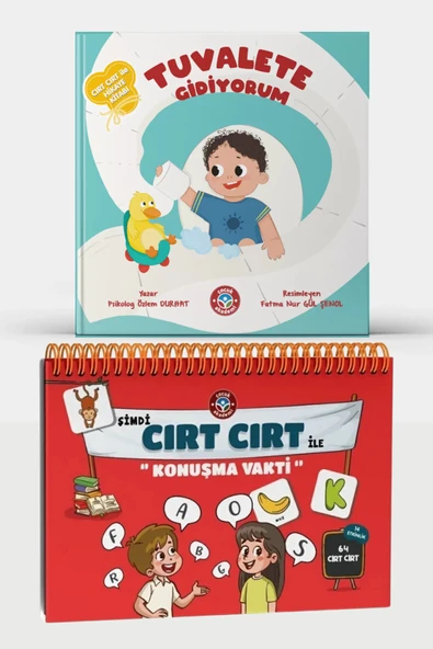Çocuk Akademi Şimdi Cırt Cırt ile Konuşma Vakti ve Tuvalete Gidiyorum Cırt Cırtlı Etkinlik Kitabı ürün görseli 1