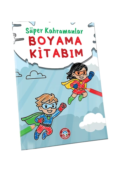 Çocuk Akademi Boyama Kitabım Süper Kahramanlar ürün görseli 1