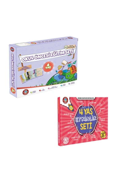 Çocuk Akademi 4 Yaş Eğitim Ve 4 Yaş Etkinlik Seti ürün görseli 1