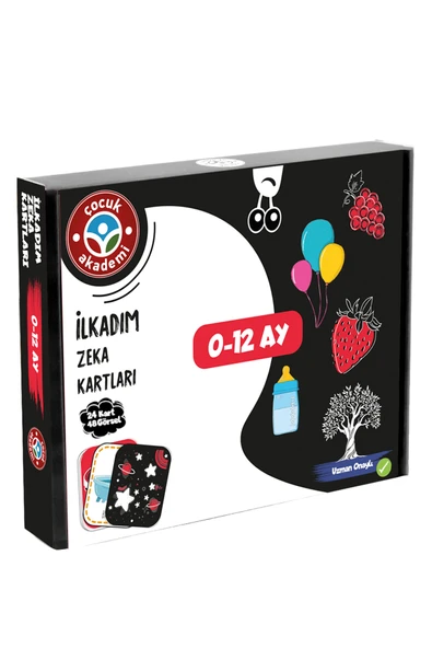 Çocuk Akademi Ilk Adım Zeka Kartı 0-12 Ay ürün görseli 1