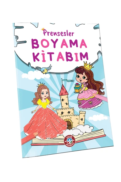 Çocuk Akademi Boyama Kitabım Prensesler ürün görseli 1