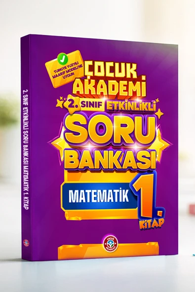 Çocuk Akademi 2. Sınıf Etkinlikli Soru Bankası Matematik 1. Kitap ürün görseli 1