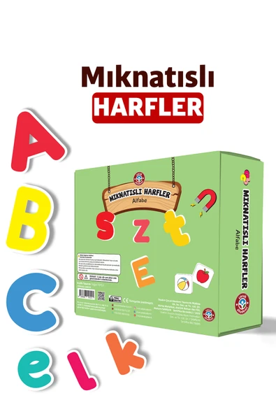 Çocuk Akademi Mıknatıslı Harfler - Resim 4