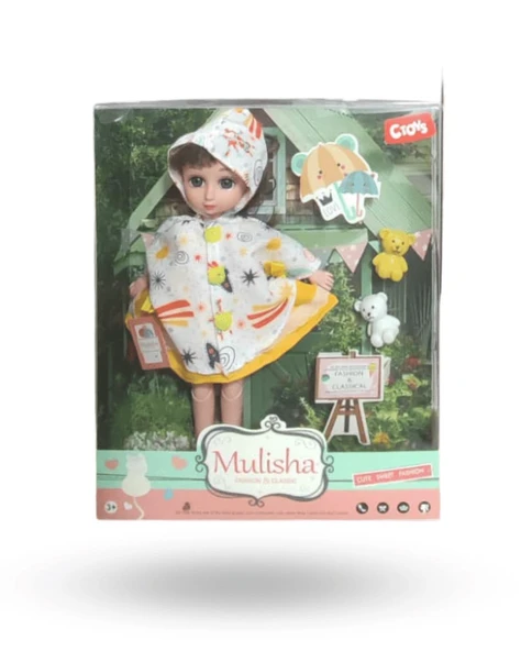 Ctoy Oyuncak Mulisha Aksesuarlı Bebek Qj136B ürün görseli 1