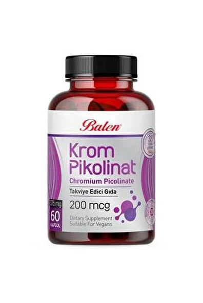 BALEN KROM PİKOLİNAT KAPSÜL 375 MG *60 ürün görseli 1