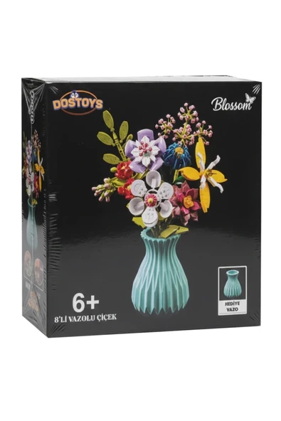 Oceanfour 06289-109-3 8Li Vazolu Çiçek Lego ürün görseli 1
