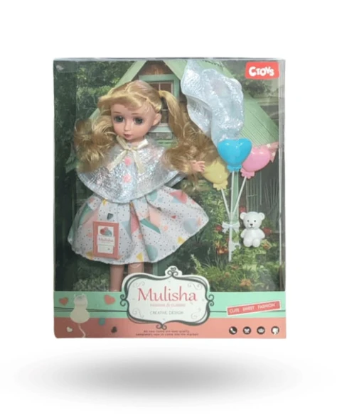 Ctoy Oyuncak Mulisha Aksesuarlı Bebek Qj136C ürün görseli 1