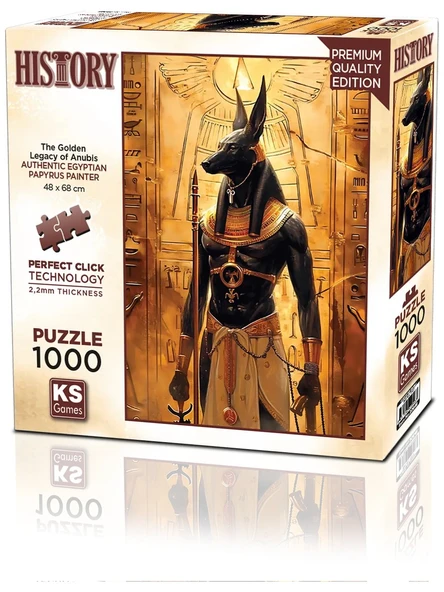 Ks Games Puzzle 1000 Parça The Golden Legacy Of Anubis 20848 ürün görseli 1