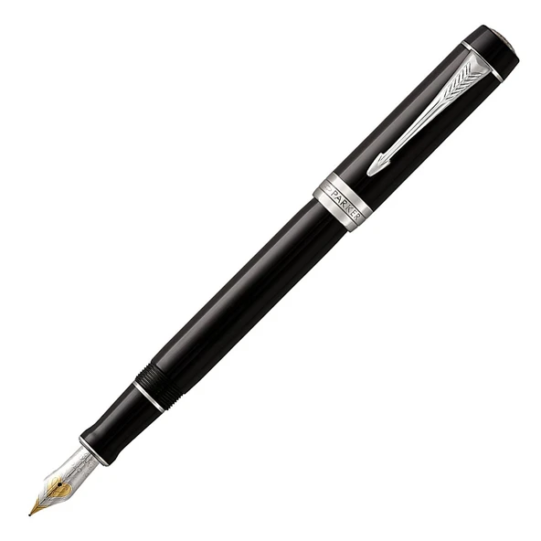 Parker Dolma Kalem Duofold Siyah Ct Cent M Uç 1931366 ürün görseli 1
