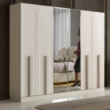 TOLEDO MDF 6 KAPILI DOLAP ürün görseli 1