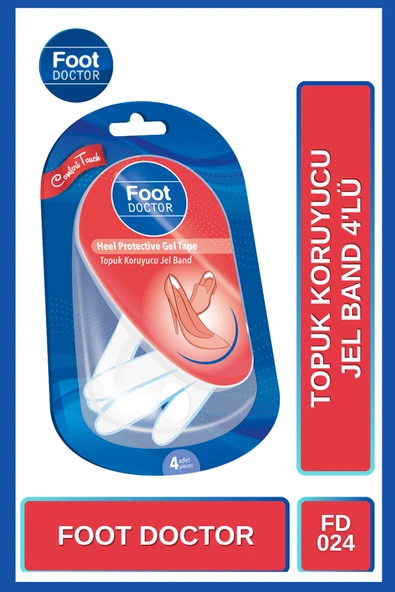 Foot Doctor Topuk Koruyucu Jel Bant 4'lü ürün görseli 1