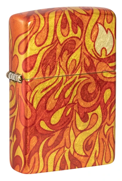 Zippo Fire Design 540 çakmak, tamburlu pirinçten ürün görseli 1