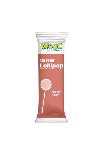 Wooc Kedi Lolipopu Tavuk&kizilciklı 1.4 gr x 10 Adet ürün görseli 1