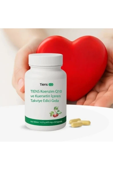 TİENS KOENZİM Q10 VE KUERSETİN İÇEREN TAKVİYE EDİCİ GIDA ürün görseli 1