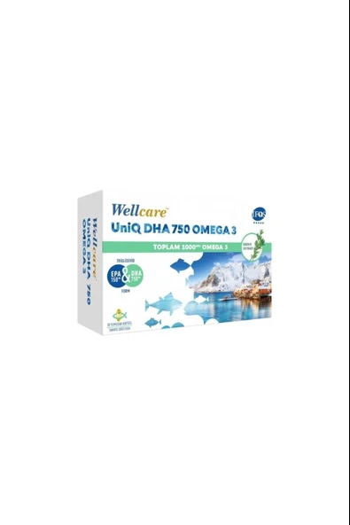 Wellcare Omega 3 Balık Yağı 750 mg 30 Kapsül ürün görseli 1