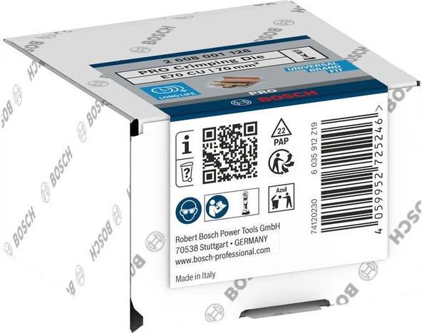 PRO Kıvırma Kalıbı E70 CU 70 mm Bakır GPH 18V-60 - Resim 2
