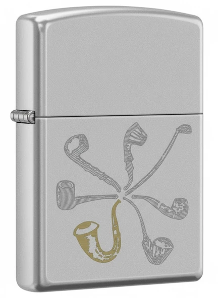 Zippo Pipe Collage Dizayn Çakmak - Resim 2