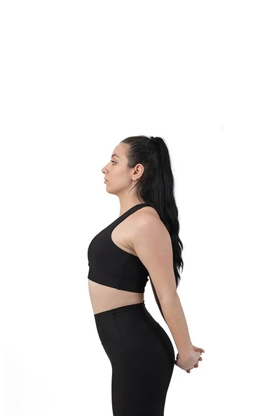Cross Strap Spor Büstiyer - Resim 12