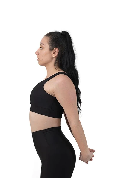 Square Neck Spor Büstiyer - Resim 6