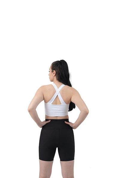 Cross Strap Spor Büstiyer - Resim 2