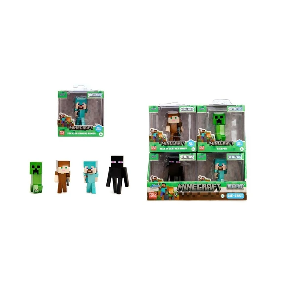9385138300W03 Minecraft Figures 2 5 Wave 3die-castpop-culture collectible(Belirtilen fiyat, tekli satış için adet fiyatıdır.) ürün görseli 1