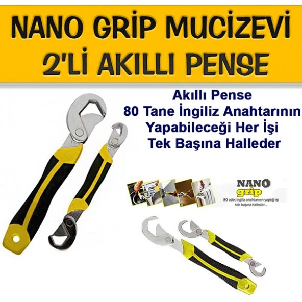 Nano Grip Akıllı Anahtar Pense (5433) - Resim 4