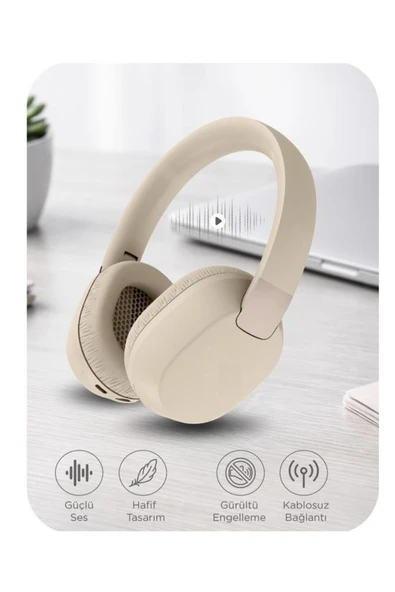 Bluetooth Kulaklık Kulak Üstü Kablosuz Kulaklık HD50 ürün görseli 1