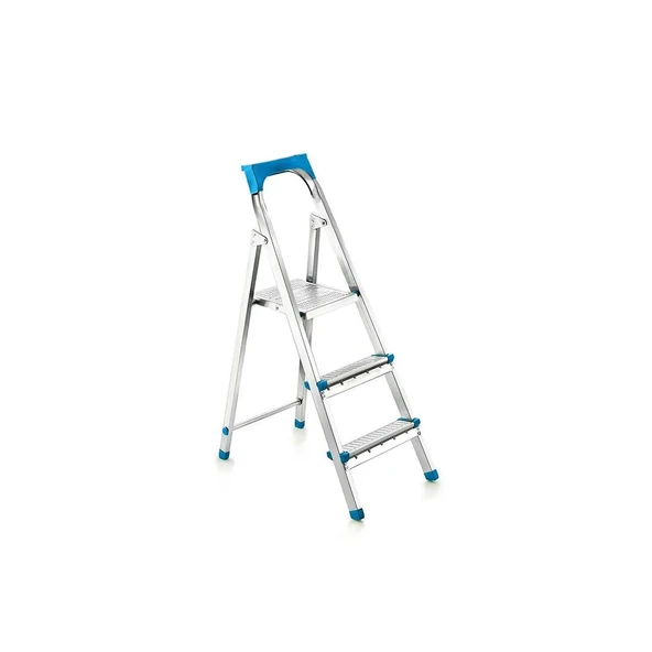 2+1BASAMAKLI METAL MERDİVEN Y: 60CM - 120KG.TAŞIMA KAPASİTESİ (5433) ürün görseli 1