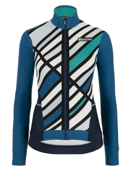 Santini Coral Raggio Kadın Kışlık Bisiklet Forması 1W216175CORALRAGG ürün görseli 1