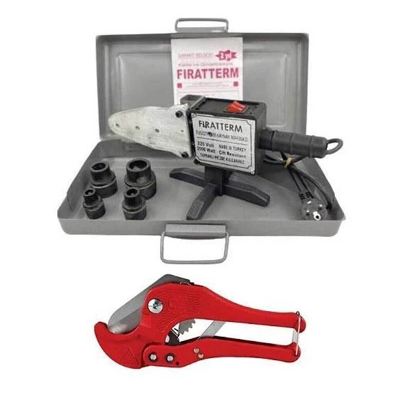 Fıratterm 2500W Pvc Pafta Plastik Boru Tesisat Kaynak Makinesi (5433) ürün görseli 1