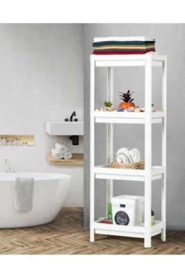 BEYAZ DİKDÖRTGEN RAF ÜNİTESİ PLASTİK (5433) ürün görseli 1