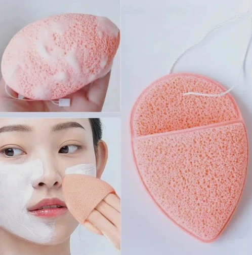Mucit Home Yüz Temizleme Peeling Süngeri Parmak Geçmeli Yüz Temizleme Sünger ürün görseli 1
