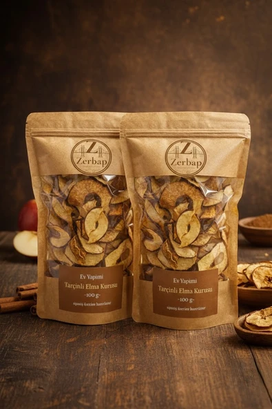 Tarçınlı Elma Kurusu 2'li Avantaj Paketi (2x100g) ürün görseli 1