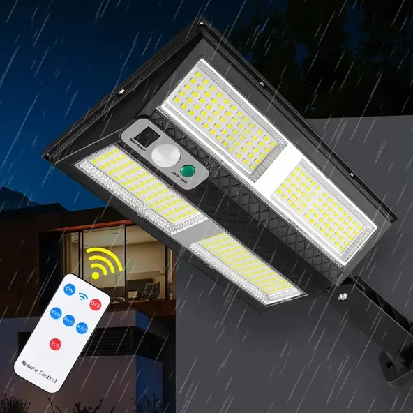 Hareket Sensörlü IP65 Güneş Enerjili LED Spot Kumandalı (5433) ürün görseli 1