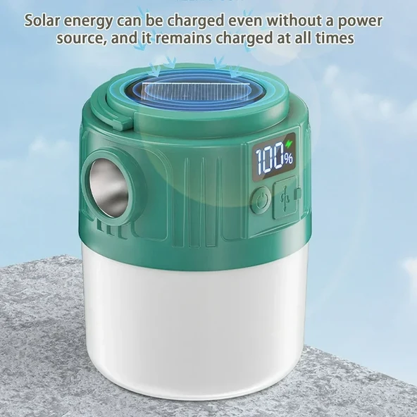 Solar Led Kamp Lambası (5433) - Resim 4